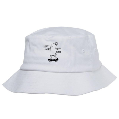 Protect Yourself Funny Skateboard Bucket Hat Designed By Vanotees