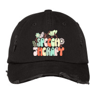 Speech Language Pathologist Speech Therapy Teacher Day Vintage Cap | Artistshot