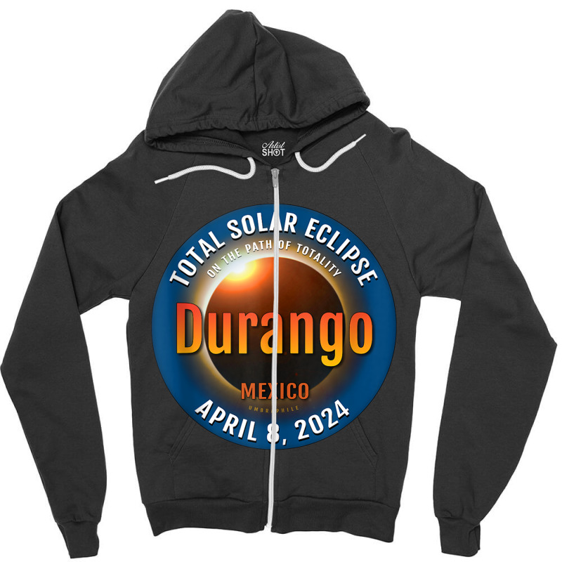 Durango Mexico Total Solar Eclipse 2024  3  Tank Top Zipper Hoodie by cm-arts | Artistshot