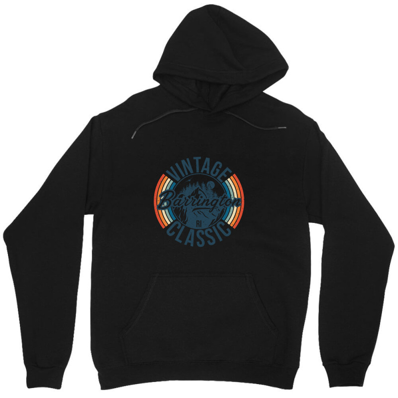 I Love Barrington Rhode Island Retro Vintage Classic Limited Edition Unisex Hoodie by hardrollsjudo | Artistshot