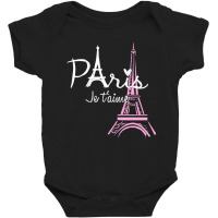 I Love Paris Eiffel Tower France French Souvenir Baby Bodysuit | Artistshot