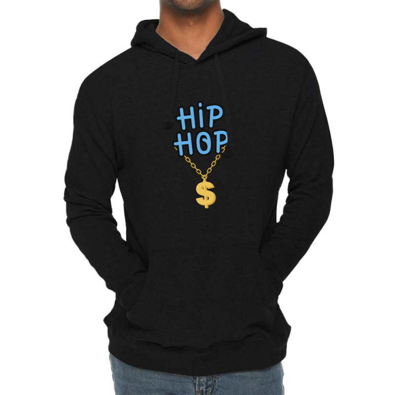 Hip Hop Rap Gangster Rap Break Dance Music Lovers Gold Chains 1 Lightweight Hoodie | Artistshot