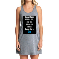 Herschel Walker Loves To Run Away From Debates With Raphael Warnock Th Tank Dress | Artistshot