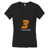 F1 Daniel Ricciardo 3 2022 Women's V-neck T-shirt | Artistshot