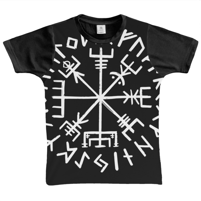 Vegvisir Symbol Ancient Nordic Compass Graphic Youth T-shirt by cm-arts | Artistshot