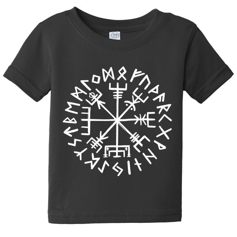 Vegvisir Symbol Ancient Nordic Compass Baby Tee by cm-arts | Artistshot