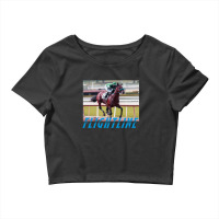 Flightline - Classic Horseracing Crop Top | Artistshot