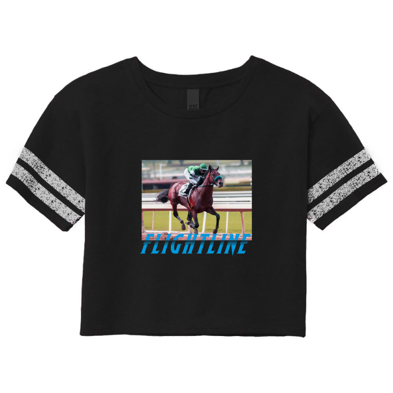 Flightline - Classic Horseracing Scorecard Crop Tee by CharlieFairchild | Artistshot