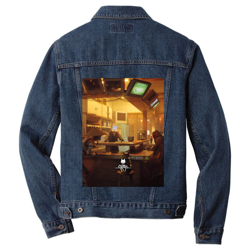 Stray Game Men Denim Jacket by cm-arts | Artistshot