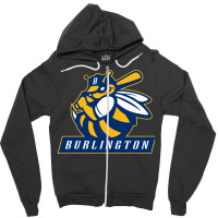 Burlington Bees (1) Zipper Hoodie | Artistshot