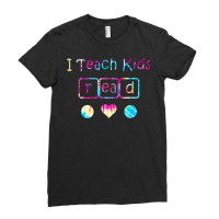 I Teach Kids To Read Science Of Reading Saying Novelty Gift Ladies Fitted T-shirt | Artistshot