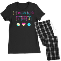 I Teach Kids To Read Science Of Reading Saying Novelty Gift Women's Pajamas Set | Artistshot