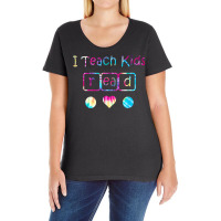 I Teach Kids To Read Science Of Reading Saying Novelty Gift Ladies Curvy T-shirt | Artistshot