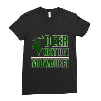 Vintage Milwaukee Fear Deer District Wisconsin Basketball Premium Ladies Fitted T-shirt | Artistshot