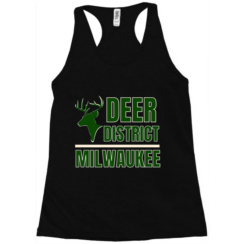 Vintage Milwaukee Fear Deer District Wisconsin Basketball Premium Racerback Tank by cm-arts | Artistshot