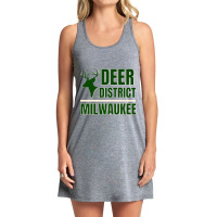 Vintage Milwaukee Fear Deer District Wisconsin Basketball Premium Tank Dress | Artistshot