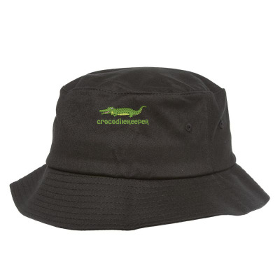 Crocodilekeeper Funny Crocodile Keeper T Shirt Bucket Hat Designed By Gnuh79