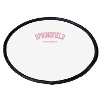 Pink Springfield Massachusetts Ma Varsity Style Springfield T Shirt Oval Patch | Artistshot