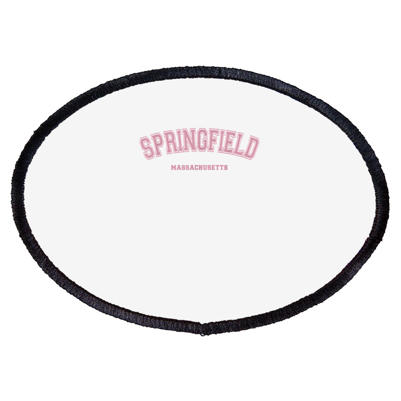 Pink Springfield Massachusetts Ma Varsity Style Springfield T Shirt Oval Patch | Artistshot