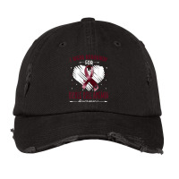 I Wear Burgundy For Sickle Cell Anemia Awareness Ribbon Vintage Cap | Artistshot