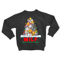 Milf Man I Love Felines Cat Christmas Tree T Shirt Toddler Sweatshirt | Artistshot