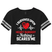 I Survived Open Heart Surgery Nothing Scares Me Scorecard Crop Tee | Artistshot