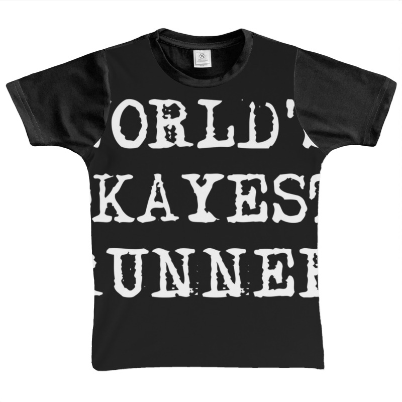 Worlds Okayest Runner Girls Boys Men Women Graphic Youth T-shirt by cm-arts | Artistshot