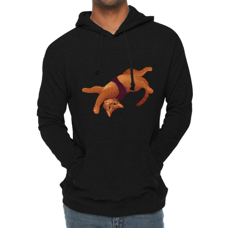 Stray Game Cat Cute Lie- Limited Edition  Perfect Gift Lightweight Hoodie by cm-arts | Artistshot