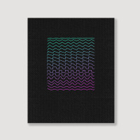 Synthesizer Waveforms Portrait Canvas Print | Artistshot