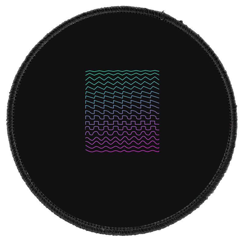 Synthesizer Waveforms Round Patch | Artistshot