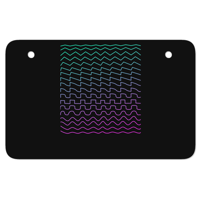 Synthesizer Waveforms Atv License Plate | Artistshot