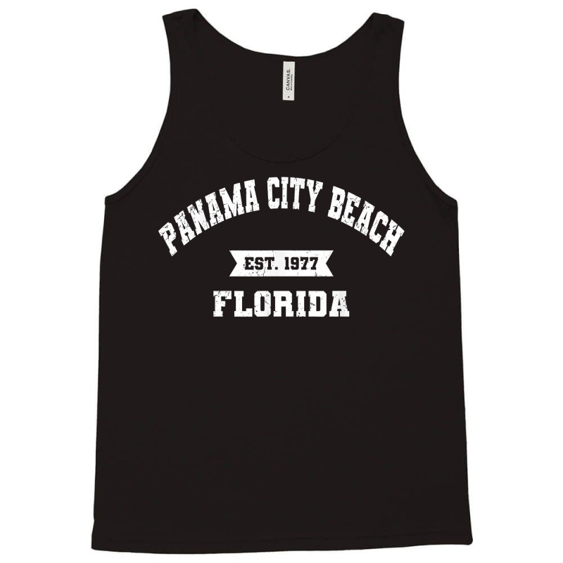 Panama City Beach Florida Vintageathletic Sports Established T Shirt Tank Top by cm-arts | Artistshot