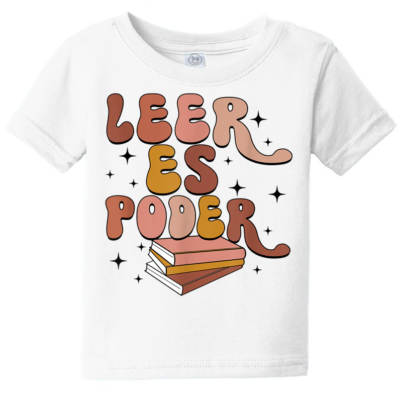 Leer Es Poder Groovy Spanish Teacher Bilingual Maestra T Shirt Baby Tee by cm-arts | Artistshot