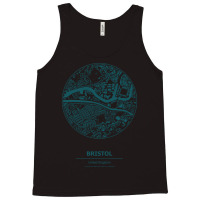 Bristol City Map Coordinates Tank Top | Artistshot