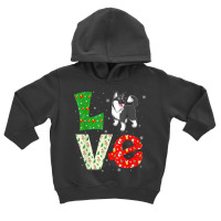 Santa Hat Christmas Themed Love Alaskan Malamute Dog Xmas T Shirt Toddler Hoodie | Artistshot