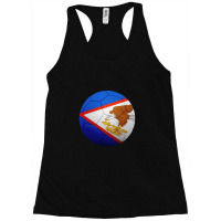 Football Soccer American Samoa Flag Ball American Samoan Flag Football Racerback Tank | Artistshot