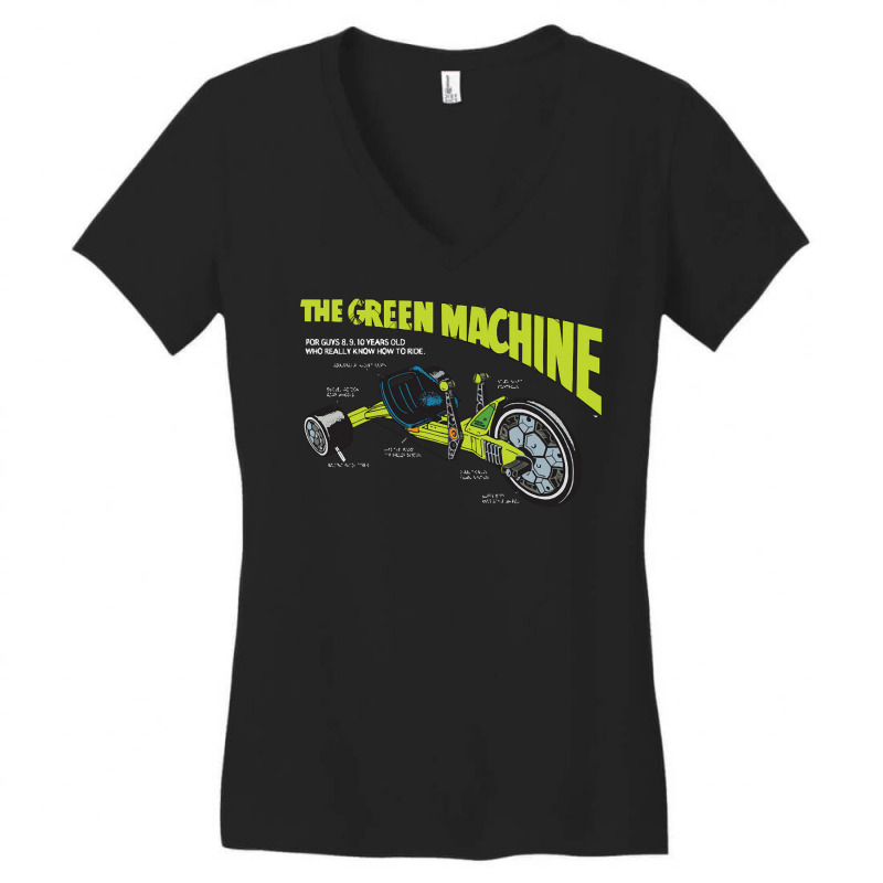 Green Machine, Big Wheel, The Green Machine, Green, Machine, Green Mac Women's V-Neck T-Shirt by cm-arts | Artistshot