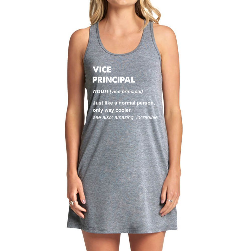 Vice Principal Pullover Hoodie Tank Dress by cm-arts | Artistshot