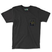 Bristol City Map Of England - Gold Art Deco Pocket T-shirt | Artistshot