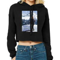 Walken In A Winter Wonderland Cropped Hoodie | Artistshot