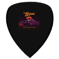 Blaine Washington Retro Vintage 80s 90s Muscle Cars Retrowave Aestheti Shield S Patch | Artistshot