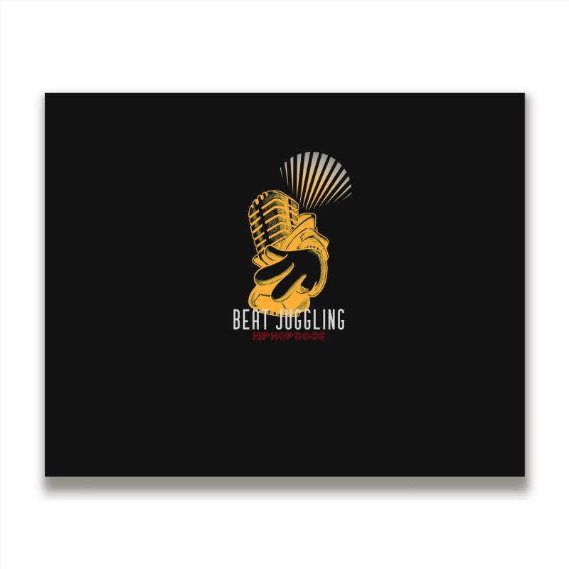 Hiphop Beat Juggling Metal Print Horizontal | Artistshot