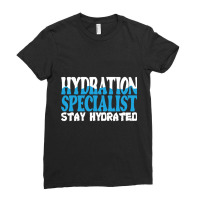 Hydration Specialist Team Manager Football Hydrated Waterboy Long Slee Ladies Fitted T-shirt | Artistshot