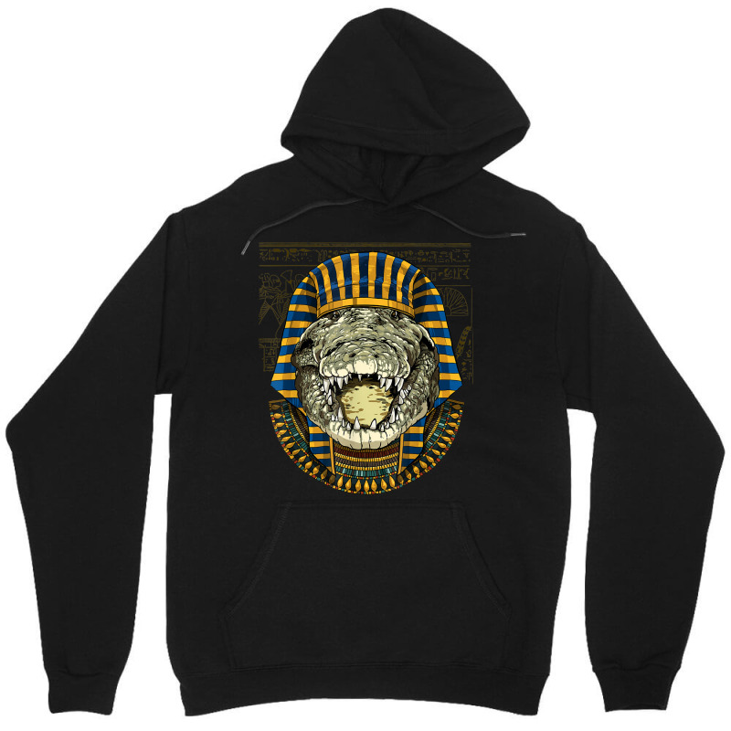 Ancient Egyptian Crocodile Goddess King Of Egypt Pyramid Unisex Hoodie | Artistshot