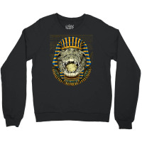 Ancient Egyptian Crocodile Goddess King Of Egypt Pyramid Crewneck Sweatshirt | Artistshot