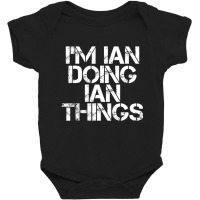 I'm Ian Doing Ian Things Christmas Baby Bodysuit | Artistshot