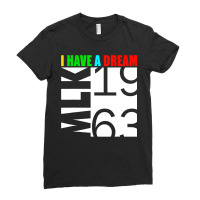 Martin Luther King Jr. Day I Have A Dream Mlk Day Ladies Fitted T-shirt | Artistshot