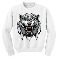 Tiger Art Illustration Youth Sweatshirt | Artistshot