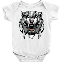 Tiger Art Illustration Baby Bodysuit | Artistshot