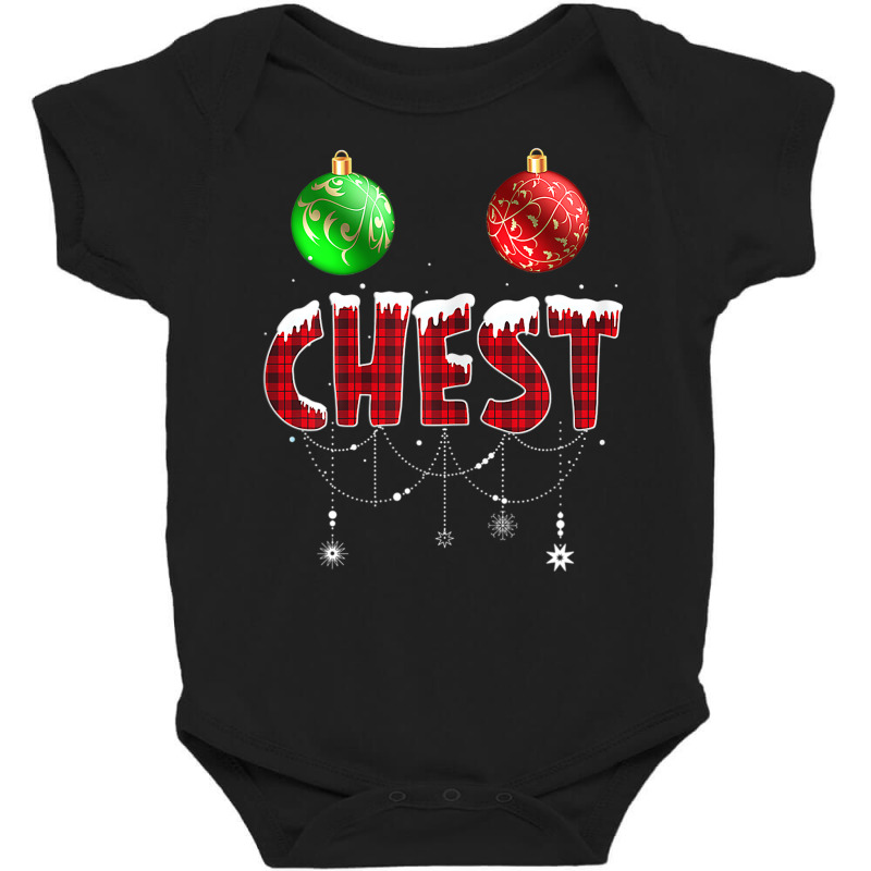 Chest Nuts Funny Matching Chestnuts Christmas Couples Nuts Baby Bodysuit | Artistshot